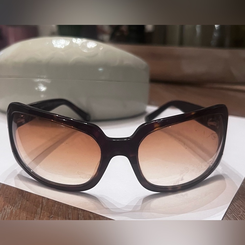 Coach tortoise shell sunglasses